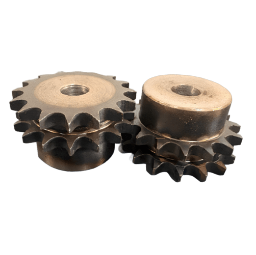 Engrenagem Dupla DIN 06B 16Z C/ Tratamento Térmico nos Dentes