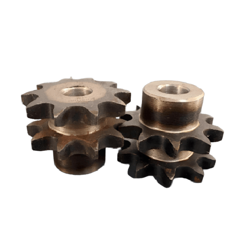 ENGRENAGEM DUPLA ASA 50 10Z C/TRATAMENTO TÉRMICO NOS DENTES