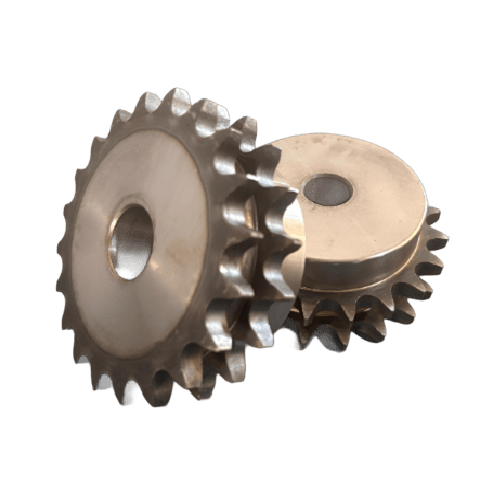 ENGRENAGEM DUPLA ASA 50 20Z C/TRATAMENTO TÉRMICO NOS DENTES