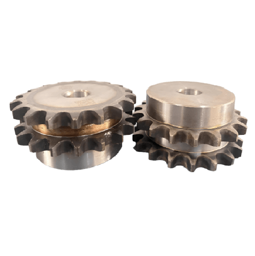 Engrenagem Dupla ASA 60 18Z C/Tratamento Térmico nos Dentes