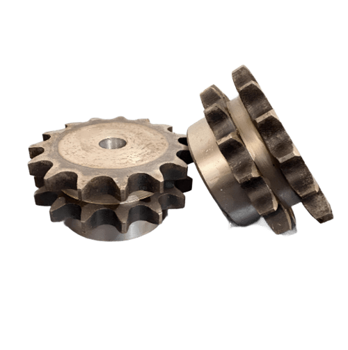 Engrenagem Dupla DIN 10B 15Z C/Tratamento Térmico nos Dentes