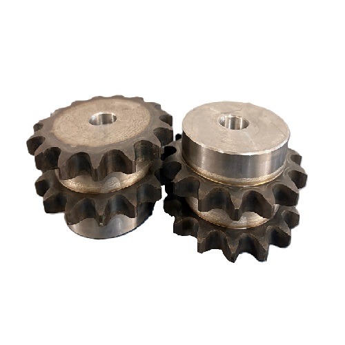 Engrenagem Dupla ASA 80 15Z C/Tratamento Térmico nos Dentes