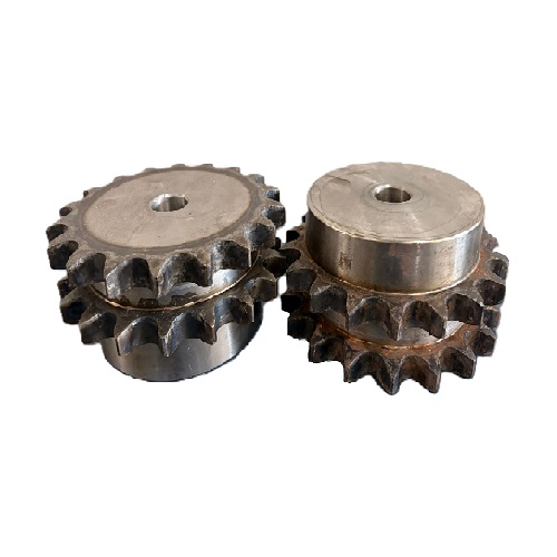 Engrenagem Dupla ASA 80 18Z C/Tratamento Térmico nos Dentes