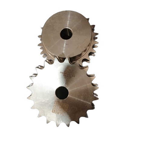 Engrenagem Dupla Inox 304 ASA 40 20Z