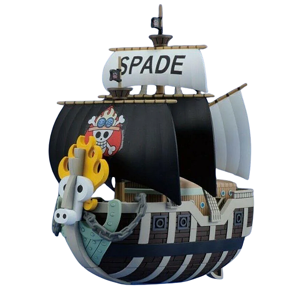 Spade Pirates Ship #12 (Model Kit) - Grand Ship Collection - Bandai