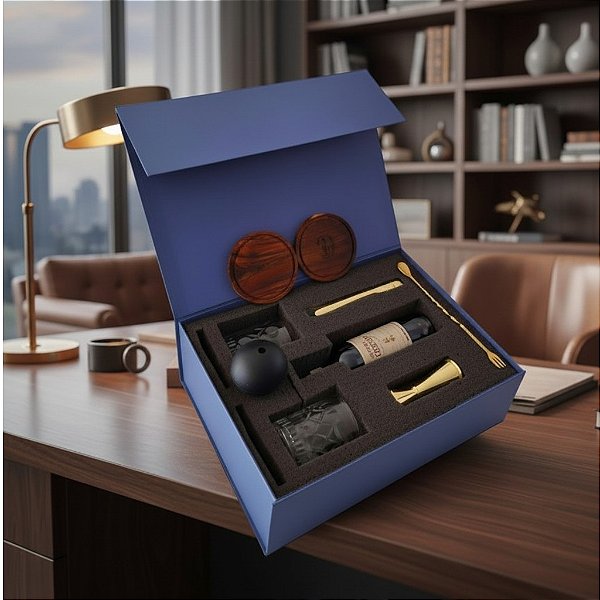 Kit Drinks - 02 Copos Conquistador + Acessórios