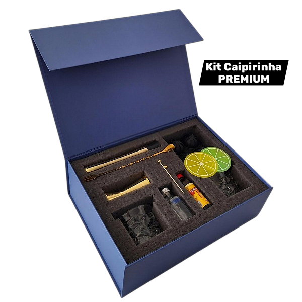 Kit Caipirinha - 2 Copos para Drink + Acessórios COMPLETO