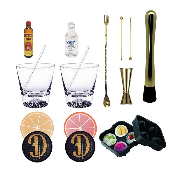 Kit Drinks - Copos Rei da Caipiroska