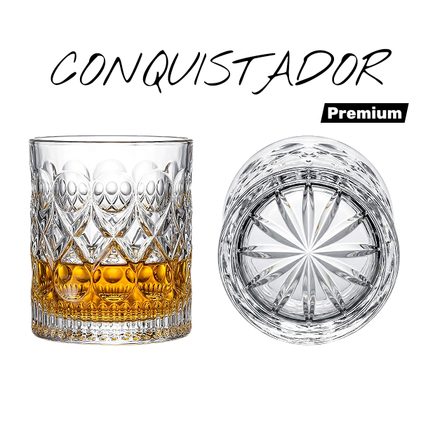 Copos para Drinks/Whisky Conquistador - 02 unid.