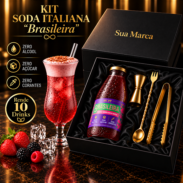 Kit Soda Italiana - Acima de 10 unidades