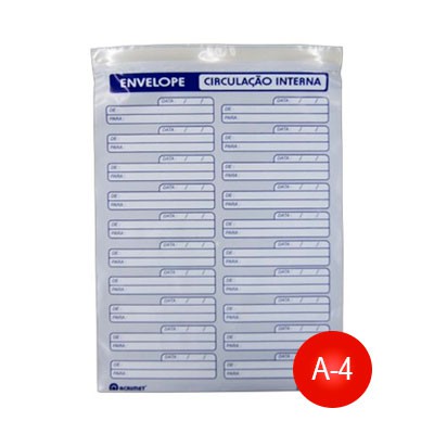 Envelope Vai-Vem Plástico A-4 771.0 Acrimet