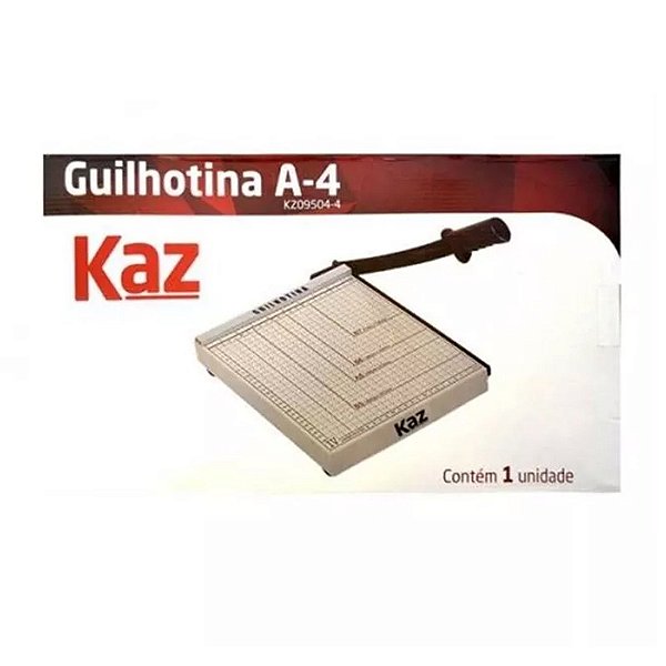 Guilhotina Facão 300mm Chapa De Aço KAZ KZ09504-4