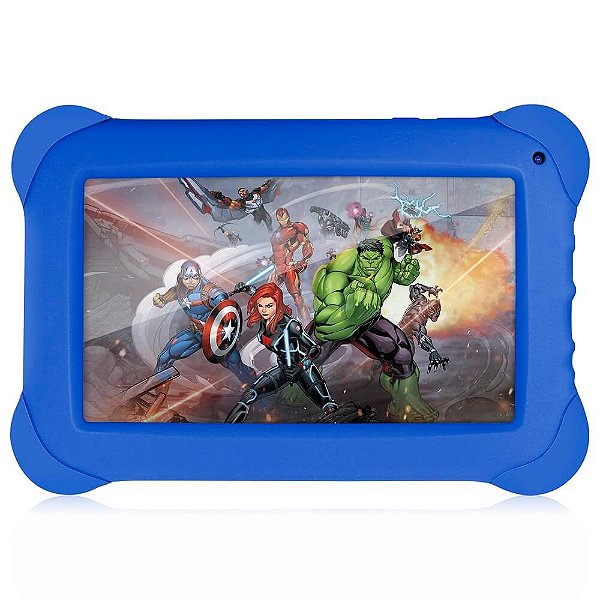 Tablet Disney Vingadores Quad Core Android 4.4 Kit Kat Câmera 2.0MP Wi-Fi Tela 7" Memória 8GB - NB240