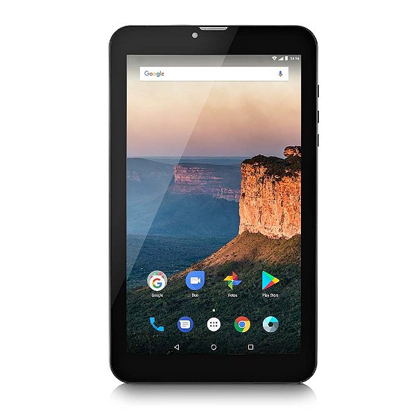 Tablet Multilaser M9-3G Preto Quad Core Android 6.0 Dual Câmera Wi-Fi 3G Bluetooth Tela Capacitiva 9" Memória 8GB - NB247