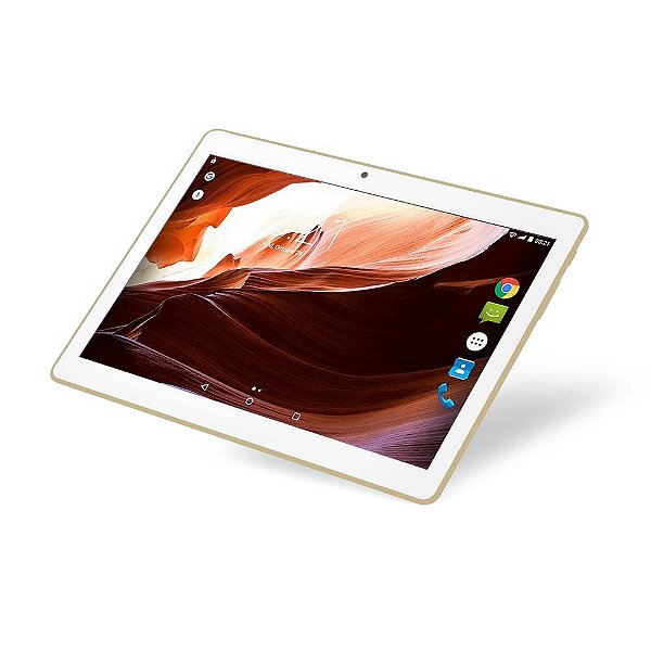 Tablet Multilaser M10A 3G Dourado Quad Core Android 7.0 Dual Câmera e Bluetooth Tela 10" - NB277