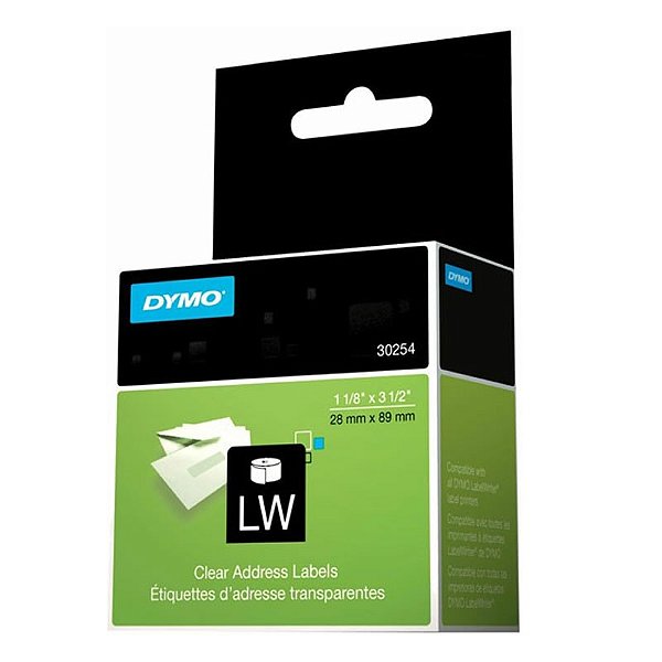 Etiqueta Impressora Dymo LW 2.9 cm X 8.9 cm 1 Rolo C/ 130 Etiquetas Ref.: 30254