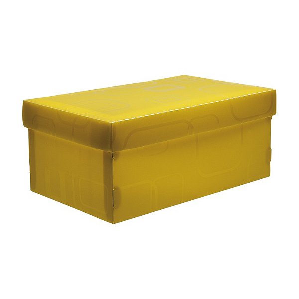 Caixa Organizadora Dello Mini/Sapato Amarelo 2169-A