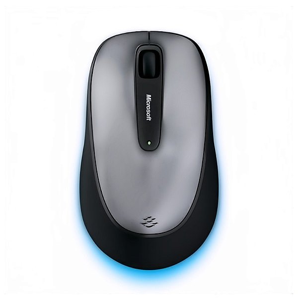 Mouse com Fio Comfort USB Preto/Cinza Microsoft - 4FD00025