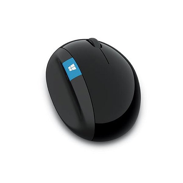 Mouse sem Fio Sculp Ergonomic USB Cinza Microsoft - L6V00009