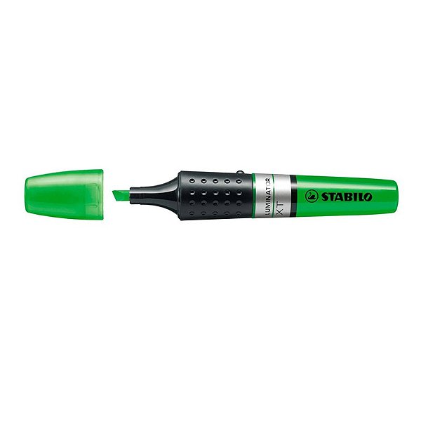 Marca Texto Stabilo Luminator Verde c/ 5 Unidades