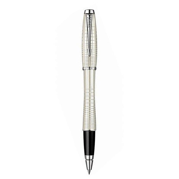 Caneta Roller Ball Parker Urban Premium Branco Perolizado CT 193610
