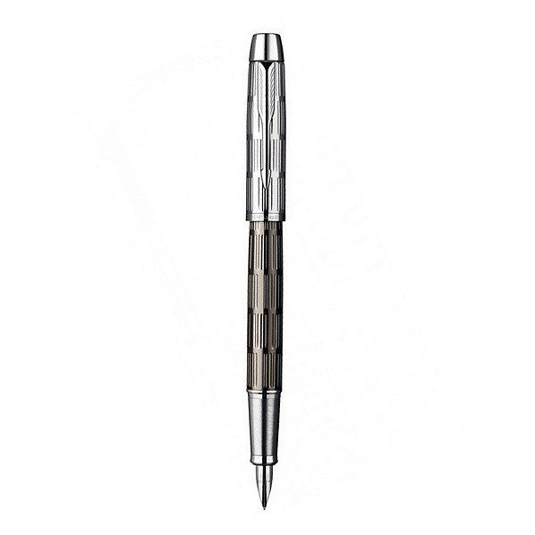 Caneta Tinteiro Parker IM Premium Cinza Cromo CT S0908580