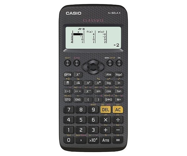 Calculadora Científica 274 Funções Display Natural Preta CASIO FX-82LA X-BK-S4-DH