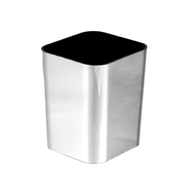 Porta Objetos Dellocolor Metalizado Prata 3029-O