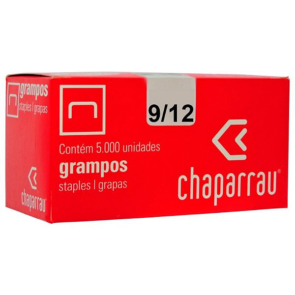 Grampo Galvanizado 9/12 Rapid Chaparrau CX C/5000 UN