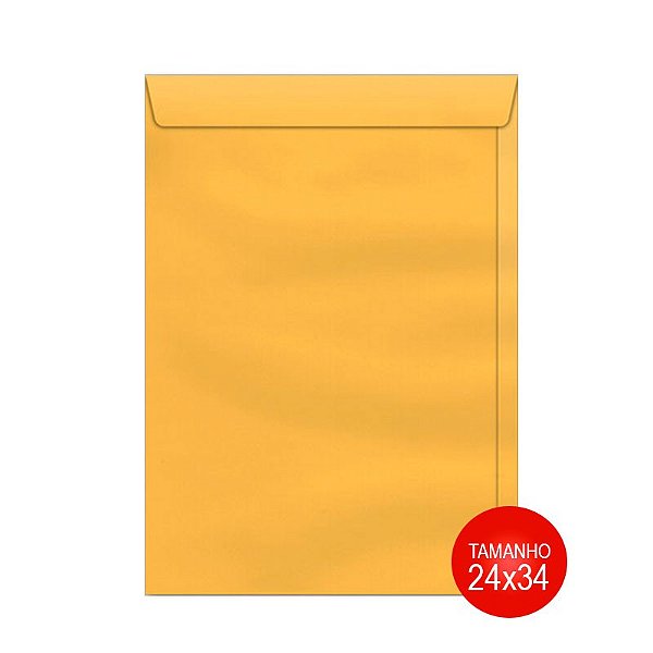 Envelope Ouro 24x34 SKO034 Scrity PCT C/50 UN