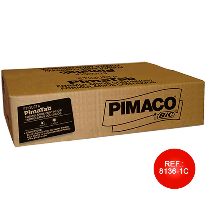 Etiqueta Pimaco Impressora Matricial 81x36 1 Carreira