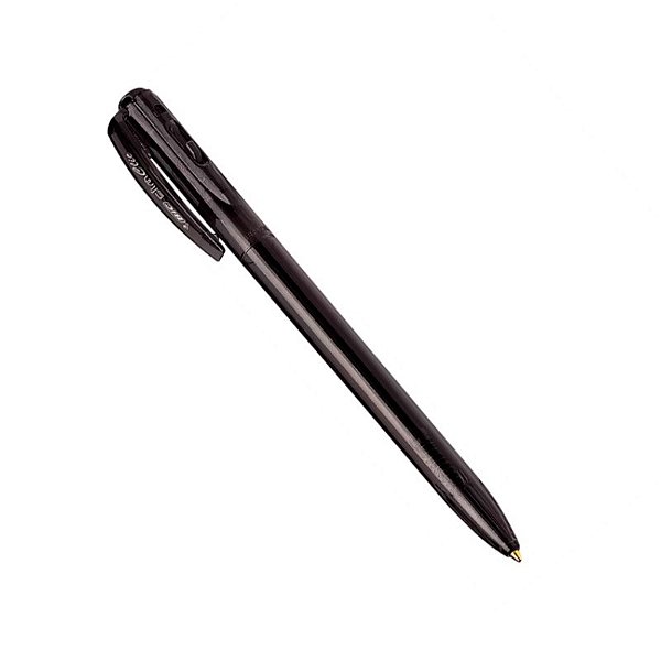 Caneta Esferográfica BIC Retrátil Slim Clic Preta