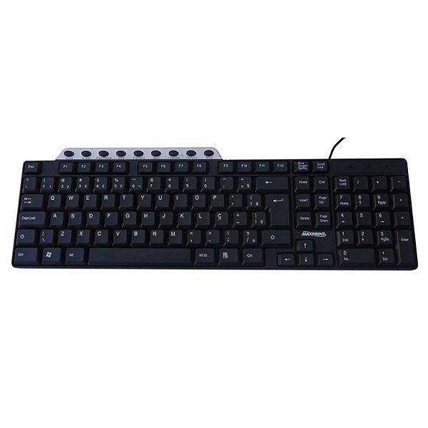 Teclado Multimídia USB Preto Maxprint 60805-4