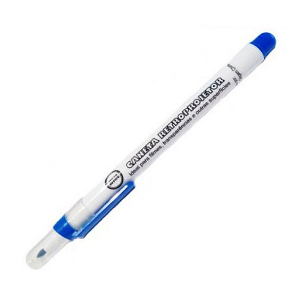 Pincel Permanente Retroprojetor 2.0 Jocar Azul