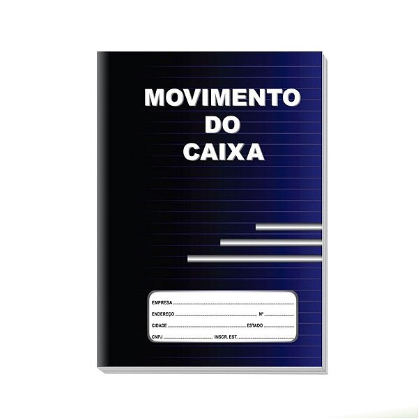 Livro Movimento Caixa Ofício São Domingos com 100 Folhas