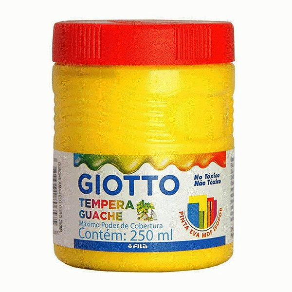 Tinta Guache 250ML Amarelo Giotto