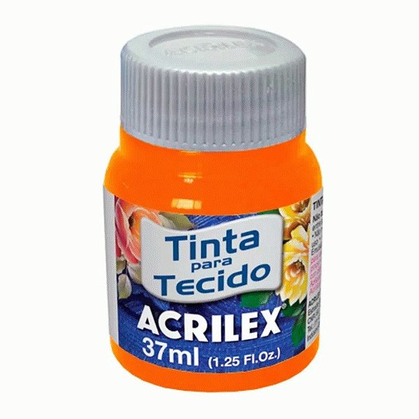 Tinta Tecido 37ML Laranja Acrilex