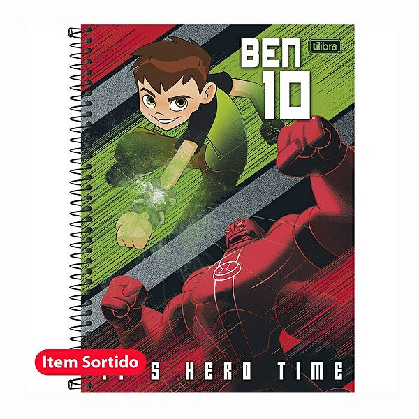 Caderno Capa Dura Univ. 1x1 96Fls Ben 10 Tilibra