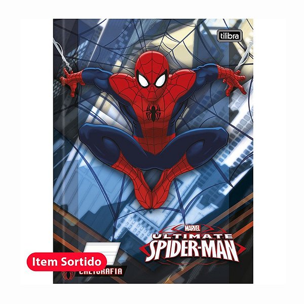 Caderno Caligrafia 40 Fls Spider Man