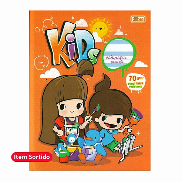 Caderno Brochura Pauta Azul 40 fls Kids