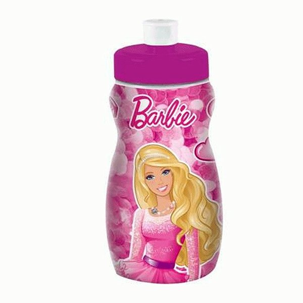 Garrafa Plástica Squeeze Barbie - 300ml