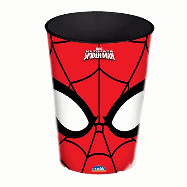 Copo Plástico Plasútil Spider Man - 320ml