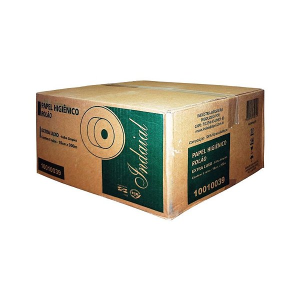 Papel Higiênico Branco Indaial Luxo CX C/8 Rolos