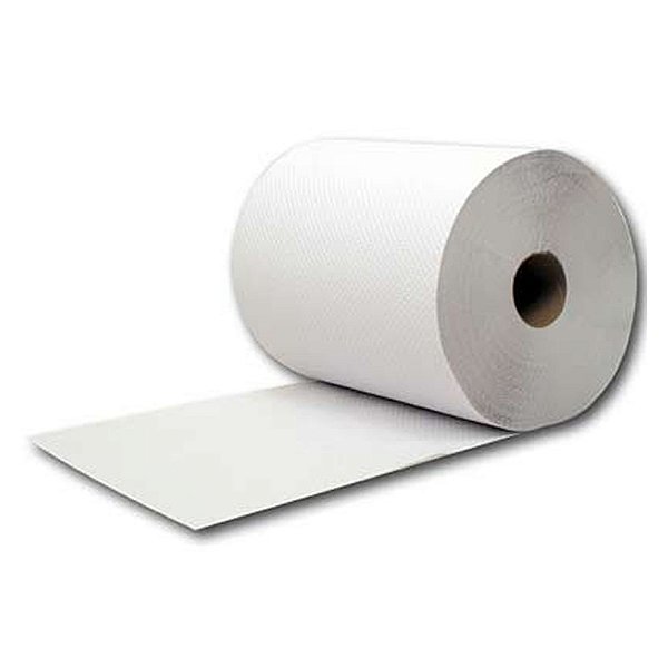 Papel Toalha Bobina Branco 100m x 20cm Ouroppel C/8 Rolos