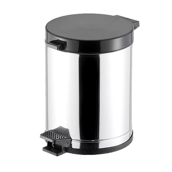 Lixeira Inox 4,5 Litros C/ Pedal Viel