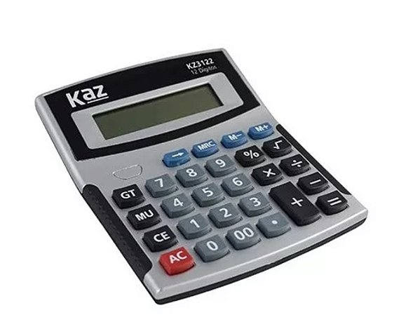 Calculadora de Mesa 12 Digitos Kaz3122