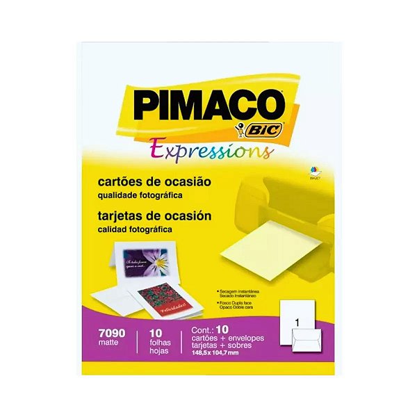 Papel Pimaco Cartão de Ocasião 7090