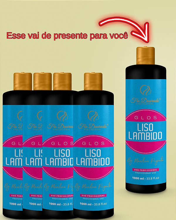 4 REALINHAMENTO LISO LAMBIDO PAUSA DE 10 A 20 MINUTOS PODENDO SE ESTENDER ATÉ 60 MINUTOS 1L. GANHE DE PRESENTE 1 REALINHAMENTO 1 L.