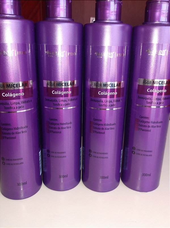 Água micelar Colágeno