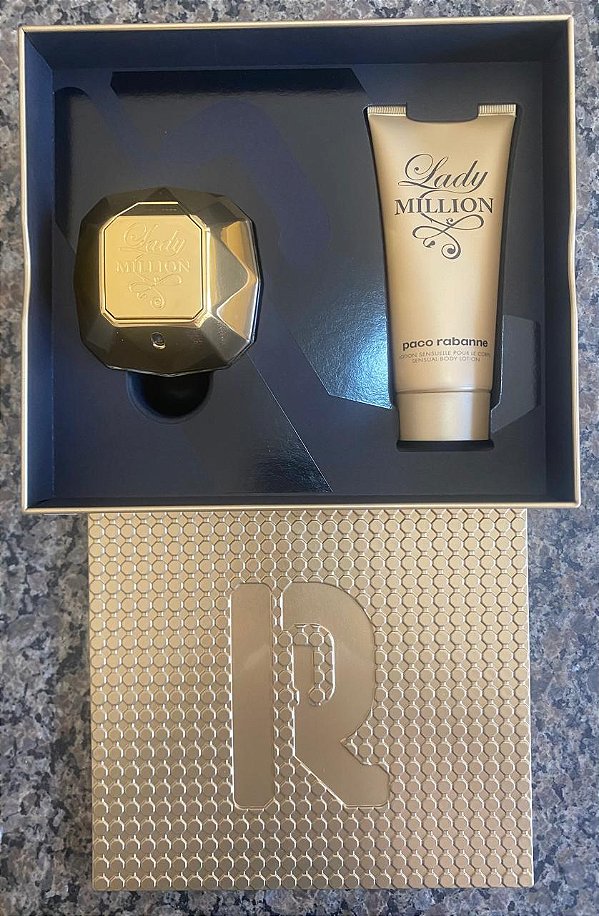 Kit Lady Million Eau De Parfum 80ml + Loção corporal 100ml